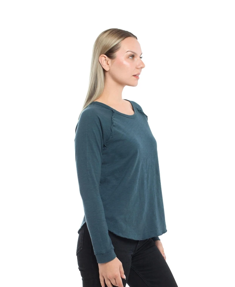 Wilt Clothing Women's Raglan Long Sleeve Tee