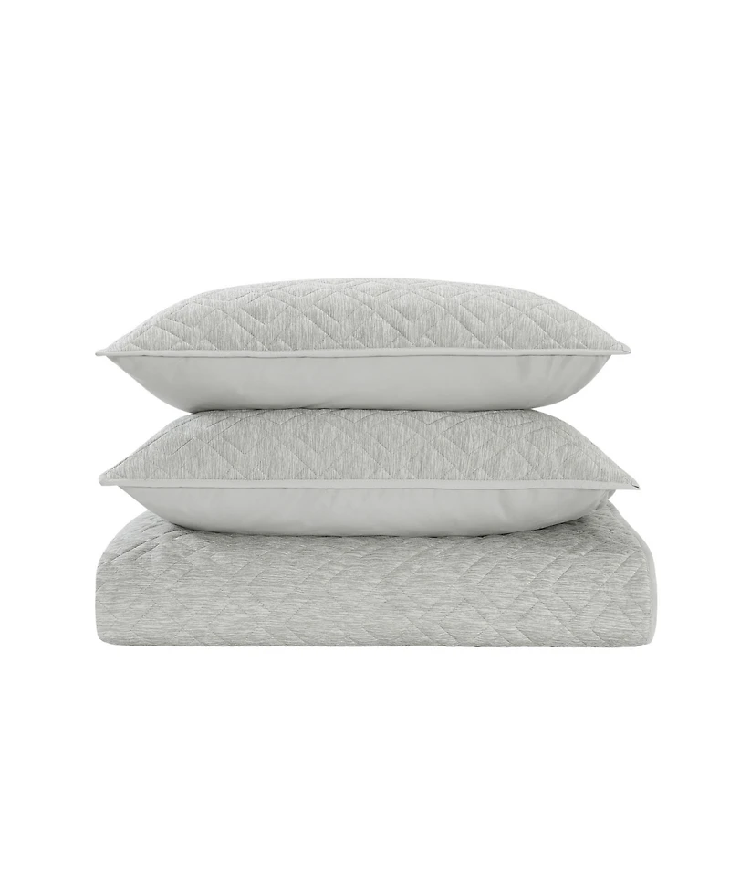 Perry Ellis Henley Jacquard 3-Pc. Quilt Set