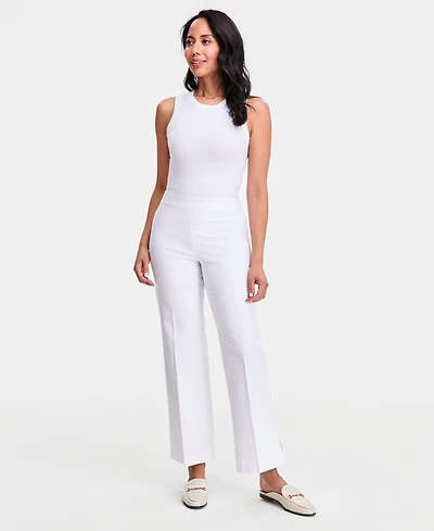 Jm Collection Women's Mid-Rise Pull-On Wide-Leg Pants, Macy's Exclusive