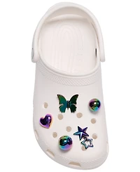 Crocs Jibbitz Iridescent Meta Charms 5-Pack from Finish Line