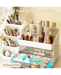 Yigii Large Makeup Organizer with Drawers for Skincare & Essentials