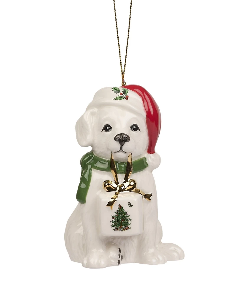 Spode Christmas Dog Ornament