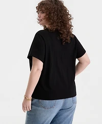 On 34th Trendy Plus Everyday Pocket T-Shirt, Macy's Exclusive