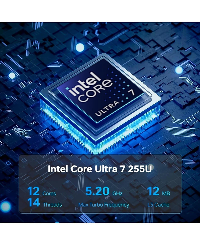 Hp Essential 17.3" Premium Traditional Laptop Intel Core Ultra 7 255U 8GB Ram Intel Graphics 512GB Ssd Storage Windows 11 Home Hd+ 60Hz