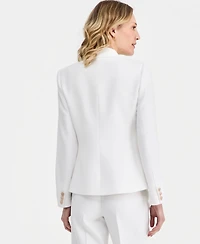 Tahari Asl Women's Stretch Single-Button Blazer