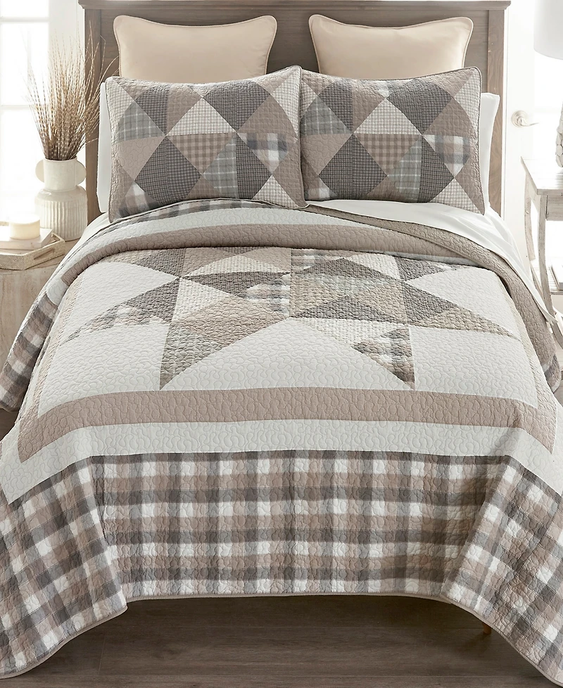 Donna Sharp Smoky Star 3-Pc. Quilt Set, King