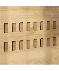 Homsee Corner Dog Crate Furniture with 2 Drawers, Space-Saving Dog Kennel Cage