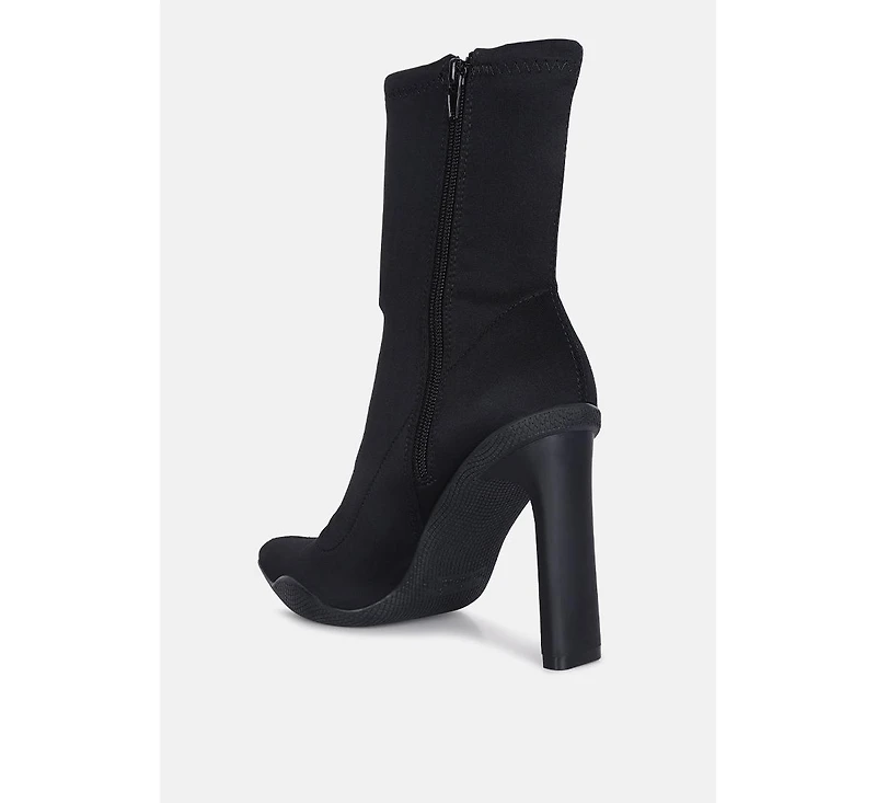 Tokens Pointed Heel Ankle Boots