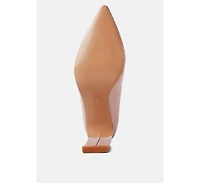 Tickles Italian Block Heel Pumps