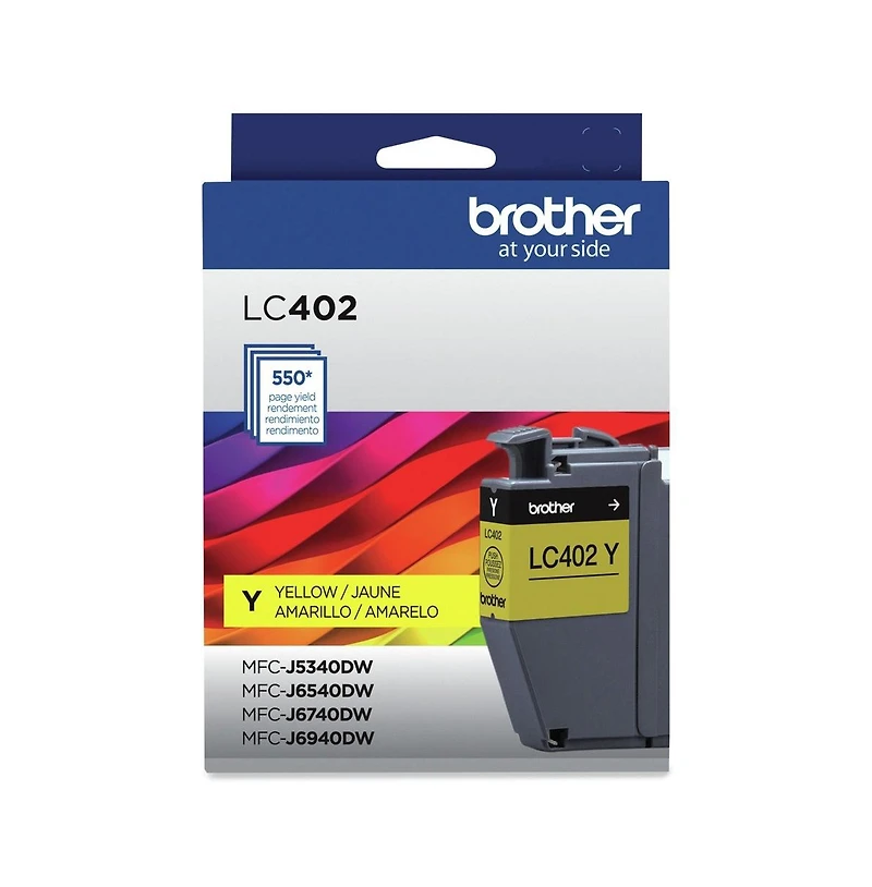 Brother LC402YS 550 Page-Yield Ink - Yellow