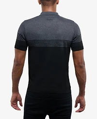 Spring + Mercer Men's Short Sleeve Sweater Polo