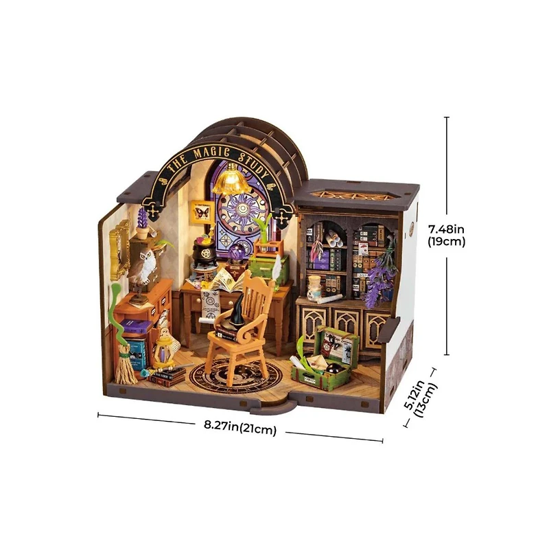 Flash Popup Diy 3D Wood Puzzle: Magic Study 267 pieces