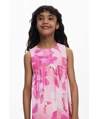Desigual Girls's 3-14Y Ruched Floral Dress