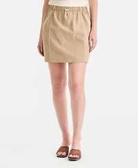 Bar Iii Women's Nylon Track Mini Skirt, Macy's Exclusive