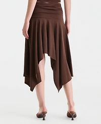Bar Iii Women's Ruched Asymmetrical Skirt, Macy's Exclusive