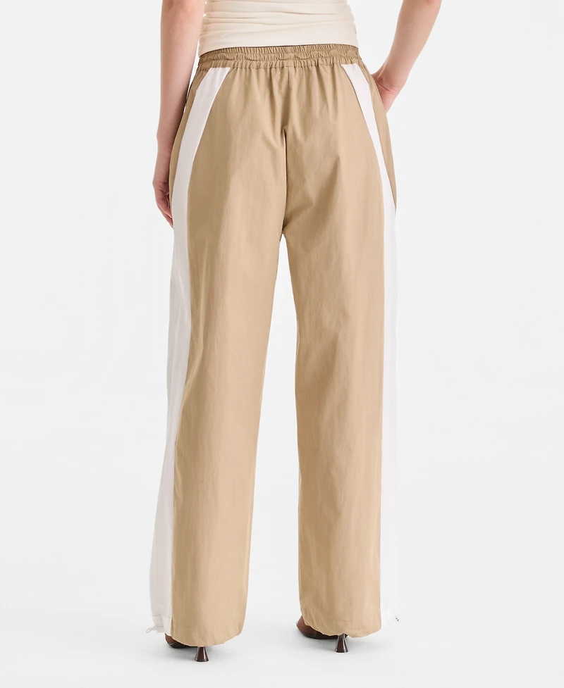 Bar Iii Women's Nylon Track Pants, Macy's Exclusive