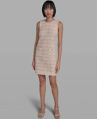 Karl Lagerfeld Paris Women's Sleeveless Shift Dress