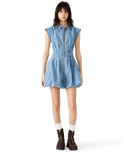 Steve Madden Women's Dyanne Fit And Flare Collared Dress