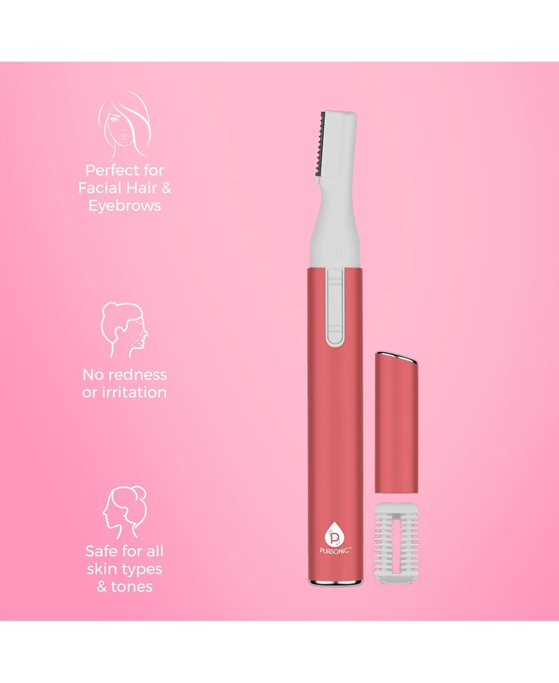 Pursonic Precision Beauty Duo: Painless Electric Shaver