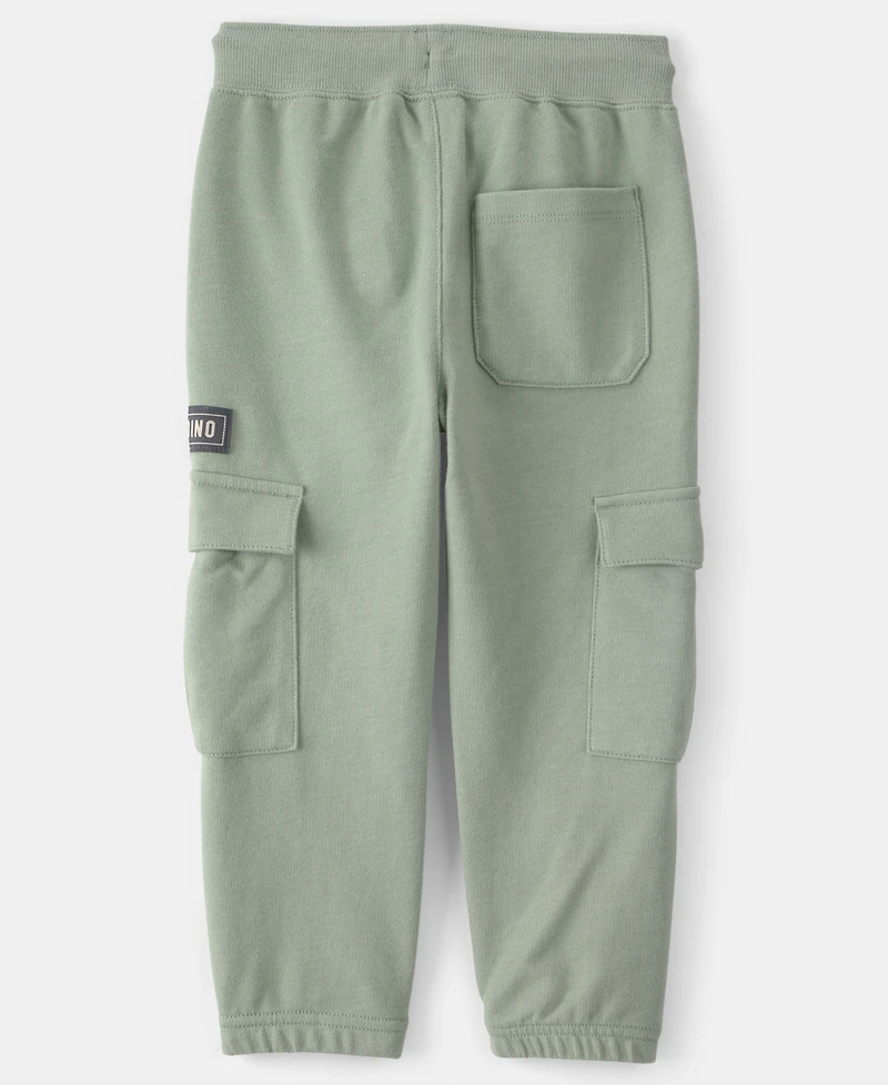 Carter's Boys' Toddler 2T-5T 'Camp Dino' French Terry Cargo Jogger Pants