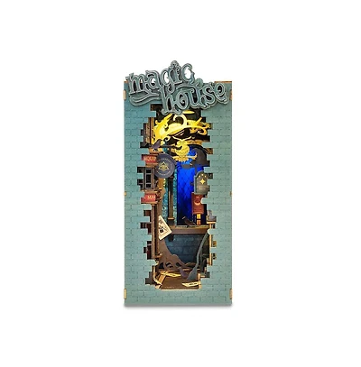 Flash Popup Diy 3D Book Nook Kit: Magic House 216 pieces
