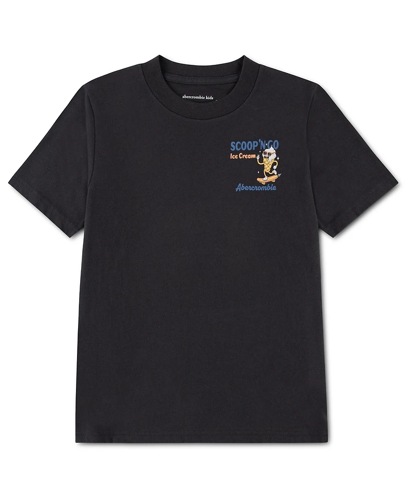 abercrombie kids Boys' Crewneck Scoop 'N Go T-Shirt
