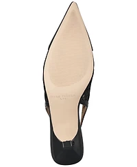 Marc Fisher Ltd Women's Gipsi Mesh Slingback Kitten Heel Pumps