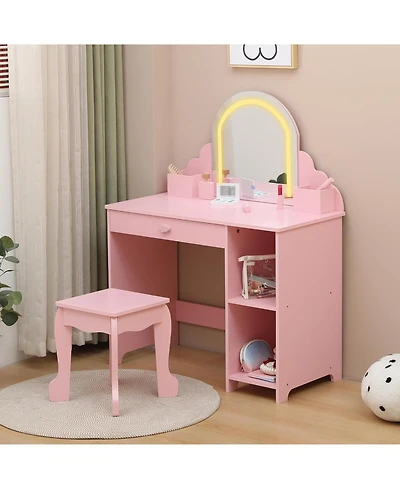 Gaomon Kids Vanity Lighted Mirror