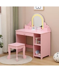 Gaomon Kids Vanity Lighted Mirror