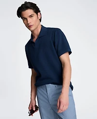 Kenneth Cole Men's Short-Sleeve Point Collar T-Shirt