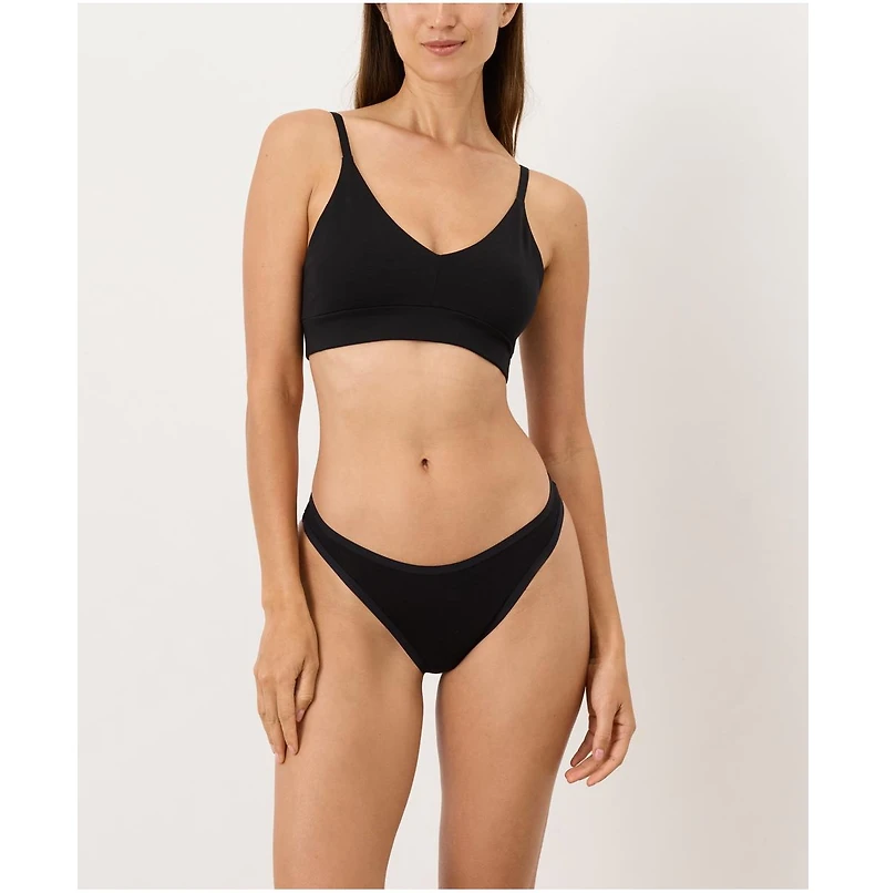 Pact Women's Everyday Classic Thong Underwear 5-Pack