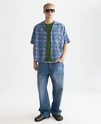 Scotch & Soda Men's Printed Short-Sleeve Shirt