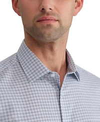 Calvin Klein Men's Refined Cotton Stretch Spread Collar Dress Shirt