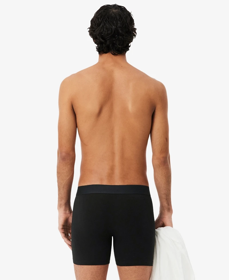 Lacoste Men's Regular-Fit Boxer Briefs, 3-Pack