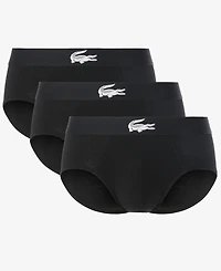 Lacoste Men's Regular-Fit Briefs, 3-Pack