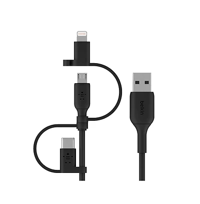 Belkin BoostCharge Universal 3-in-1 15W Cable 3ft