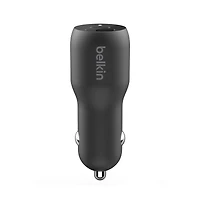 Belkin BoostCharge Dual Port Car Charger with Pps 37W