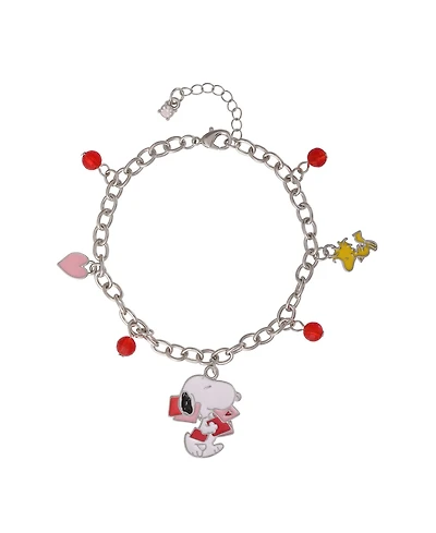 Peanuts Snoopy Heart Letter Bracelet