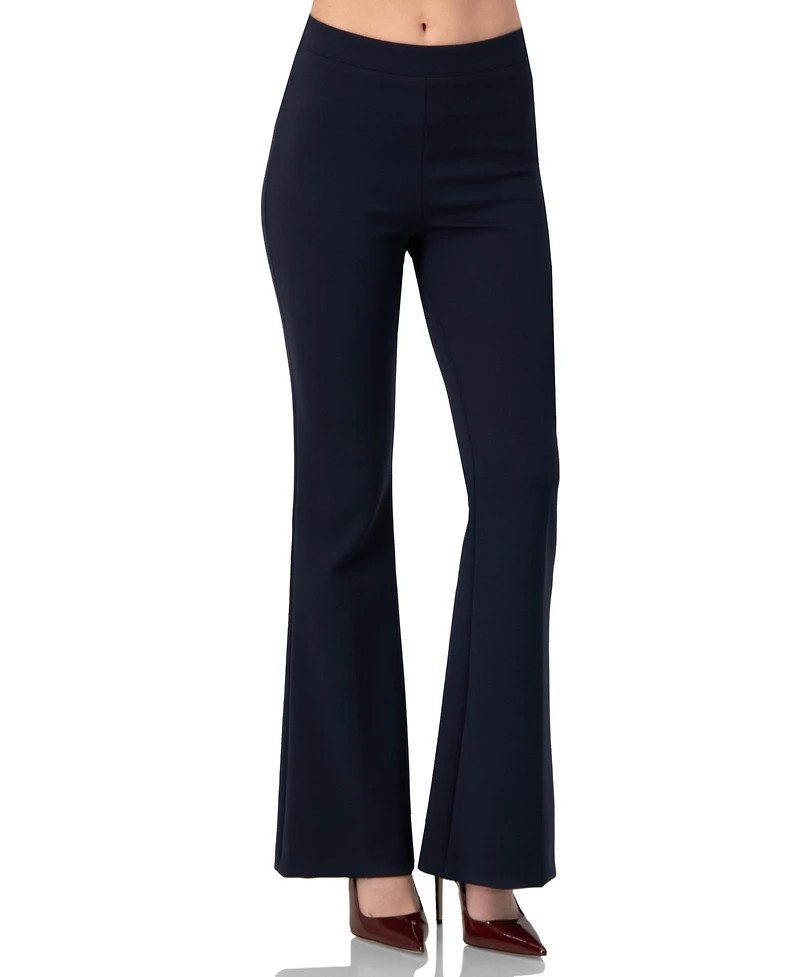 Ivonne Women's Semi-Flared Trousers