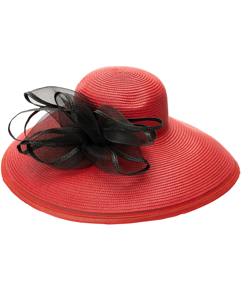 August Hats Extra Wide Brim Crinoline Hat