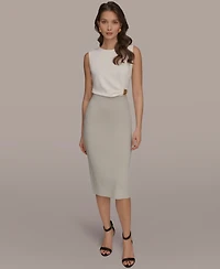 Donna Karan New York Women's Straight Pencil Sweater Skirt