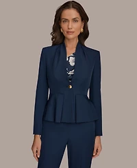 Donna Karan New York Women's One-Button Peplum Jacket