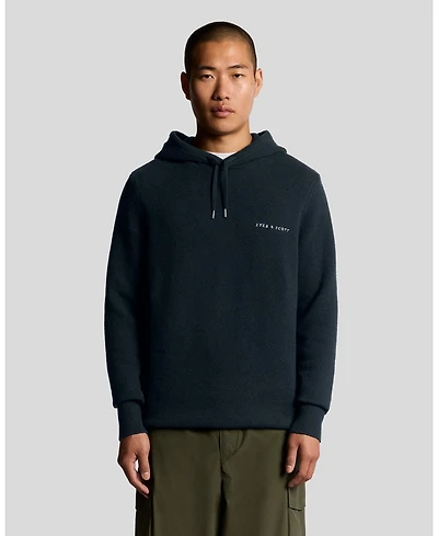 Lyle & Scott Men's Script Long Sleeve Knitted Hoodie