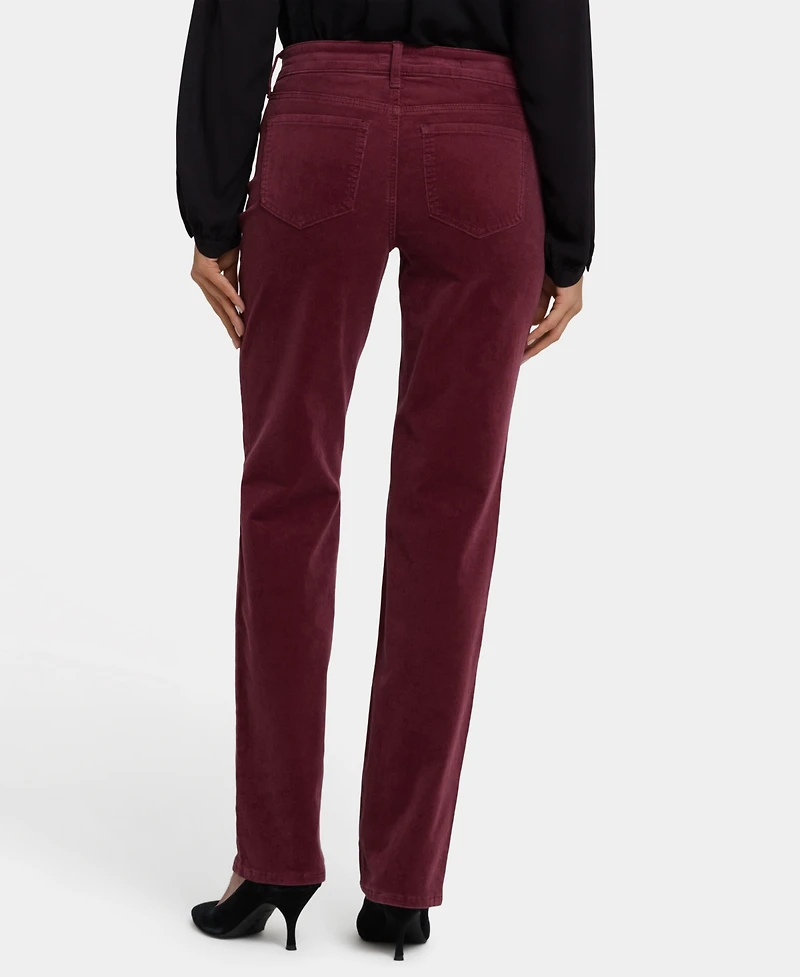 Nydj Women's Marilyn Straight Corduroy Pants