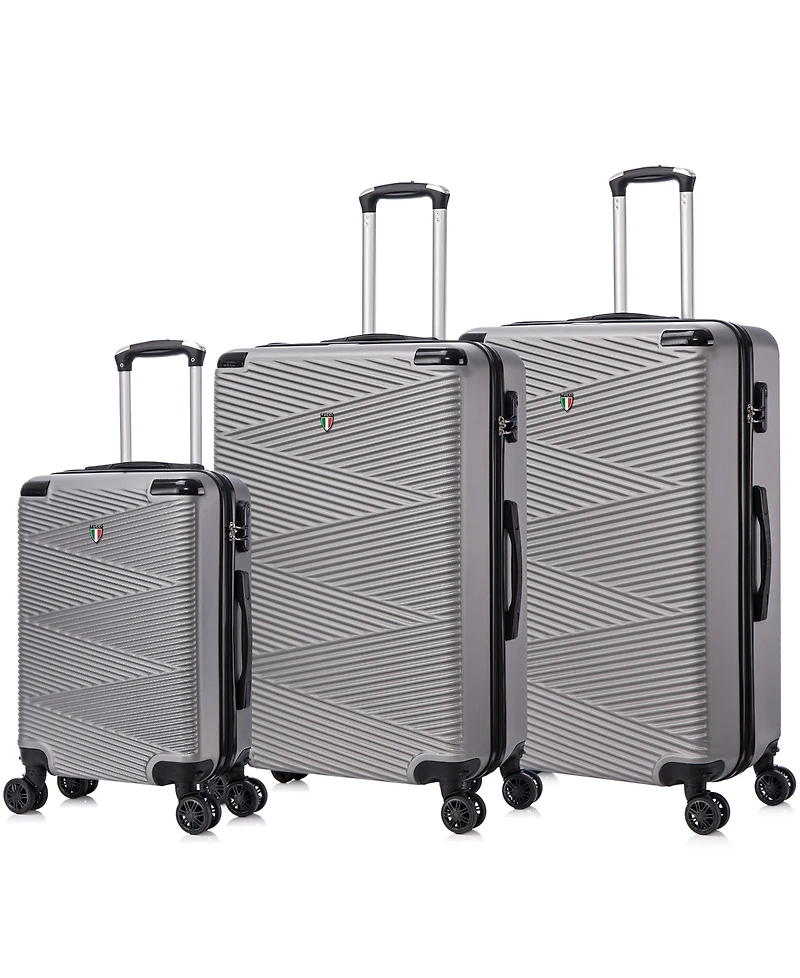 Tucci Italy Avenza 3-Pc. Hardside Luggage Set