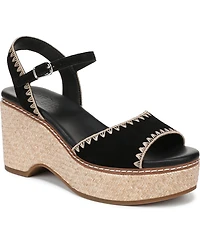 Naturalizer Women's Della Strappy Wedge Heel Sandals