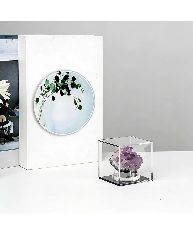 Yigii Clear Acrylic Display Box for Collectibles, Easy Assembly, Multi-functional Storage