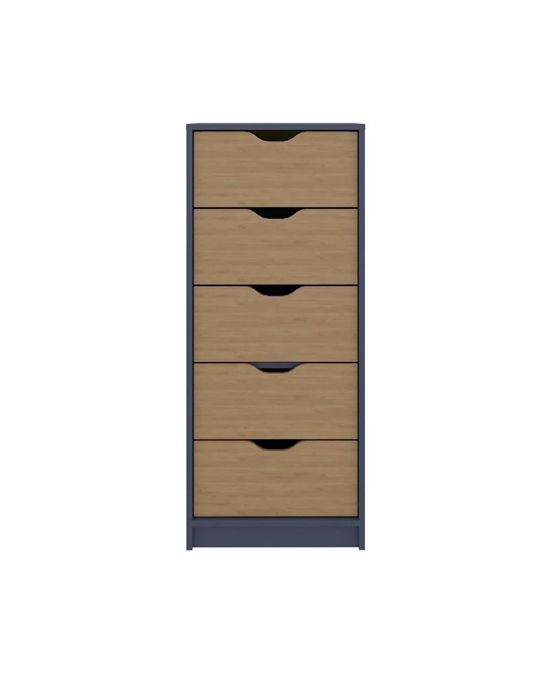 Fm Furniture Olijato 5-Drawer Dresser for Nurseries and Bedrooms – Modern Space-Saving Storage