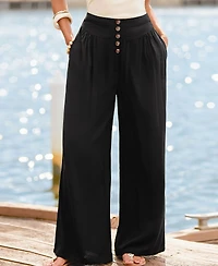 Cupshe Women's Clean Girl Black Pants