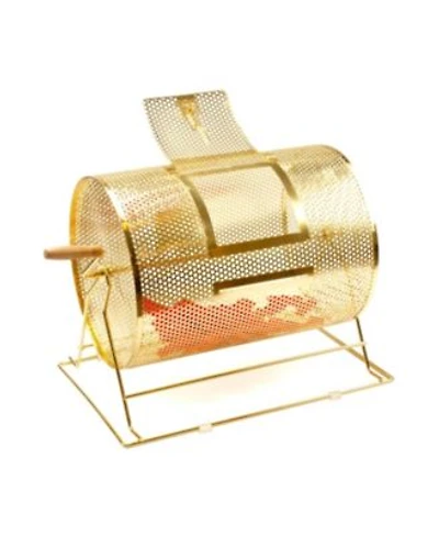 Gse Games Sports Expert Raffle Drum Medium Brass Raffle Ticket Spinning Cage Holds 5000 Tickets Or 200 Ping Pong Balls